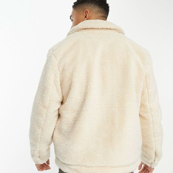 Harry‎ Brown Borg jacket Cream 2XL NWT IN PACKAGE - Picture 2 of 7